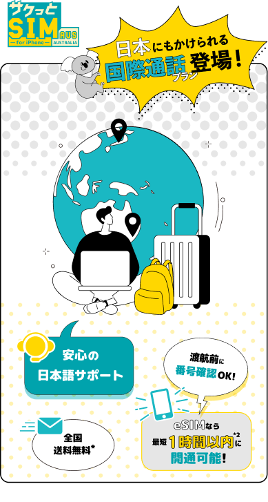 サクッとSIM AUS オーストラリア